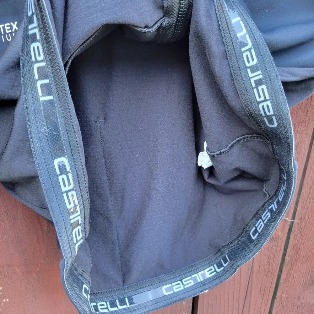 Castelli Gore-Tex Infinium Nano Mid Wind Cycling Zip Jacket 2XL Black RossaCorsa